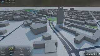 3D Simulation Map Berlin, Fraunhofer FOKUS